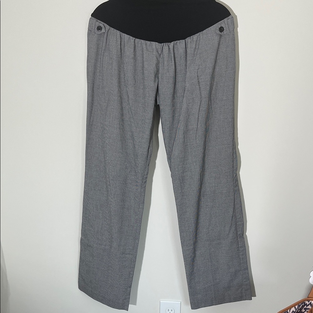 Motherhood Classic black and white checked Dress Pants
